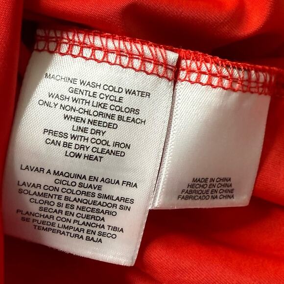 RACHEL Rachel Roy Women's Rio Red Wilonna Tie-Front A-Line Dress Sz M NWT - Picture 6 of 7